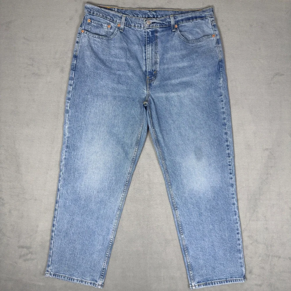 Levi's 550 Relaxed Fit Jeans Tapered Leg Blue Denim Medium Wash 40x30
